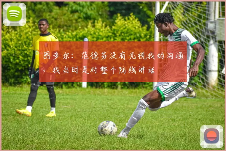 图多尔：范德芬没有无视我的沟通，我当时是对整个防线讲话