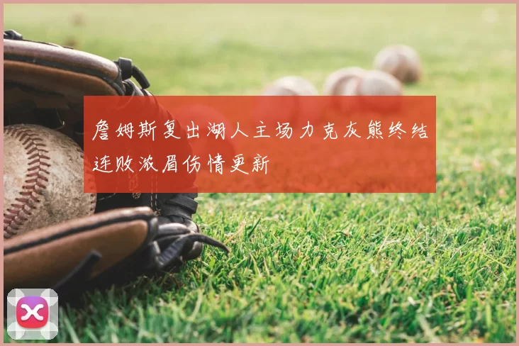 詹姆斯复出湖人主场力克灰熊终结连败浓眉伤情更新
