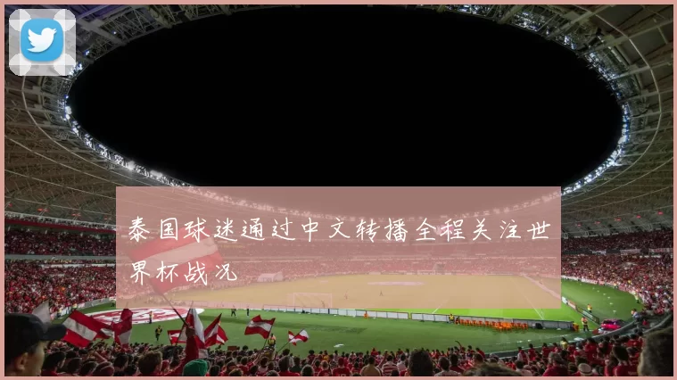 泰国球迷通过中文转播全程关注世界杯战况